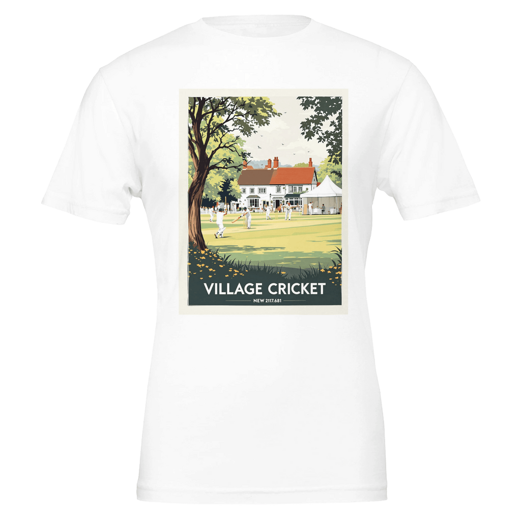 Village Cricket T-Shirt | British Summer Gift | Unisex Tee - Wild Thread Co