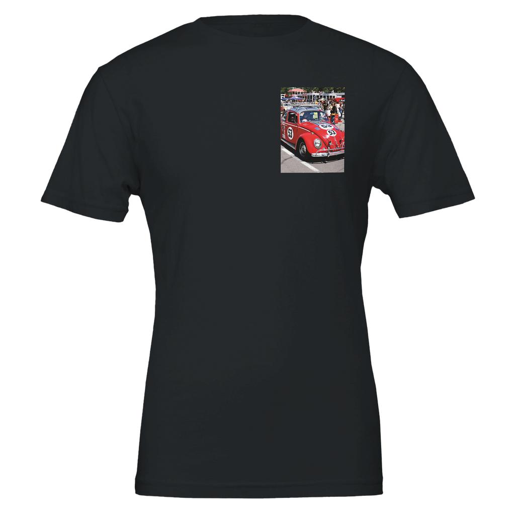 Vw Beetle Racing T-Shirt — detail view | Wild Thread Co