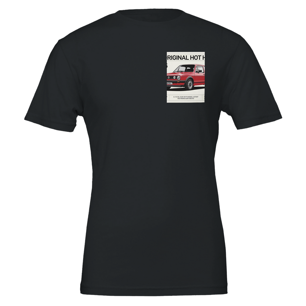Vw Golf Gti Mk1 Hot Hatch Spec — T-Shirt | Wild Thread Co UK