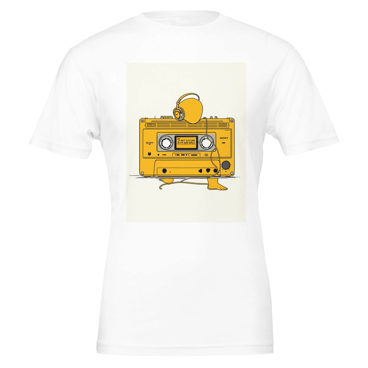 Walkman Introvert Tee | Music Lover Gift | Retro Sony Shirt - Wild Thread Co
