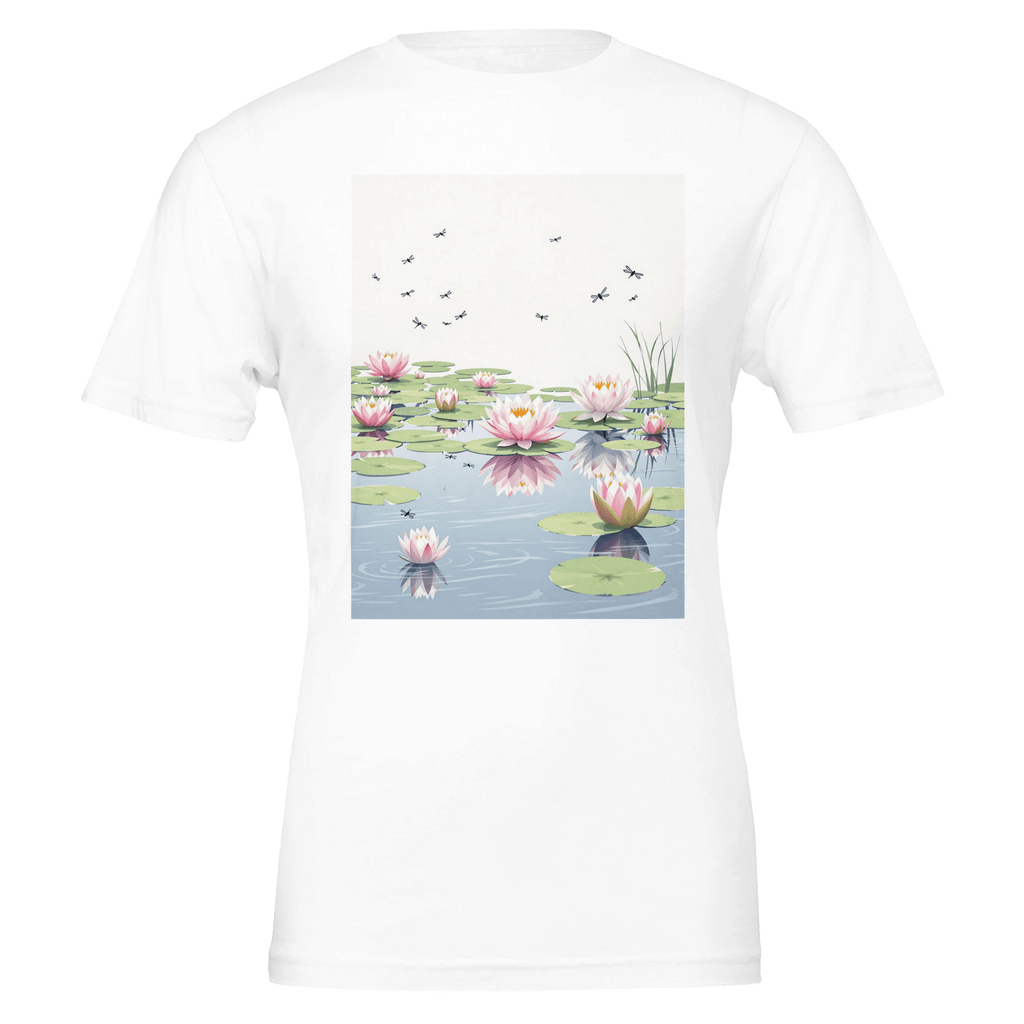 Water Lily Pond Dragonfly T-Shirt | British Summer Gift - Wild Thread Co