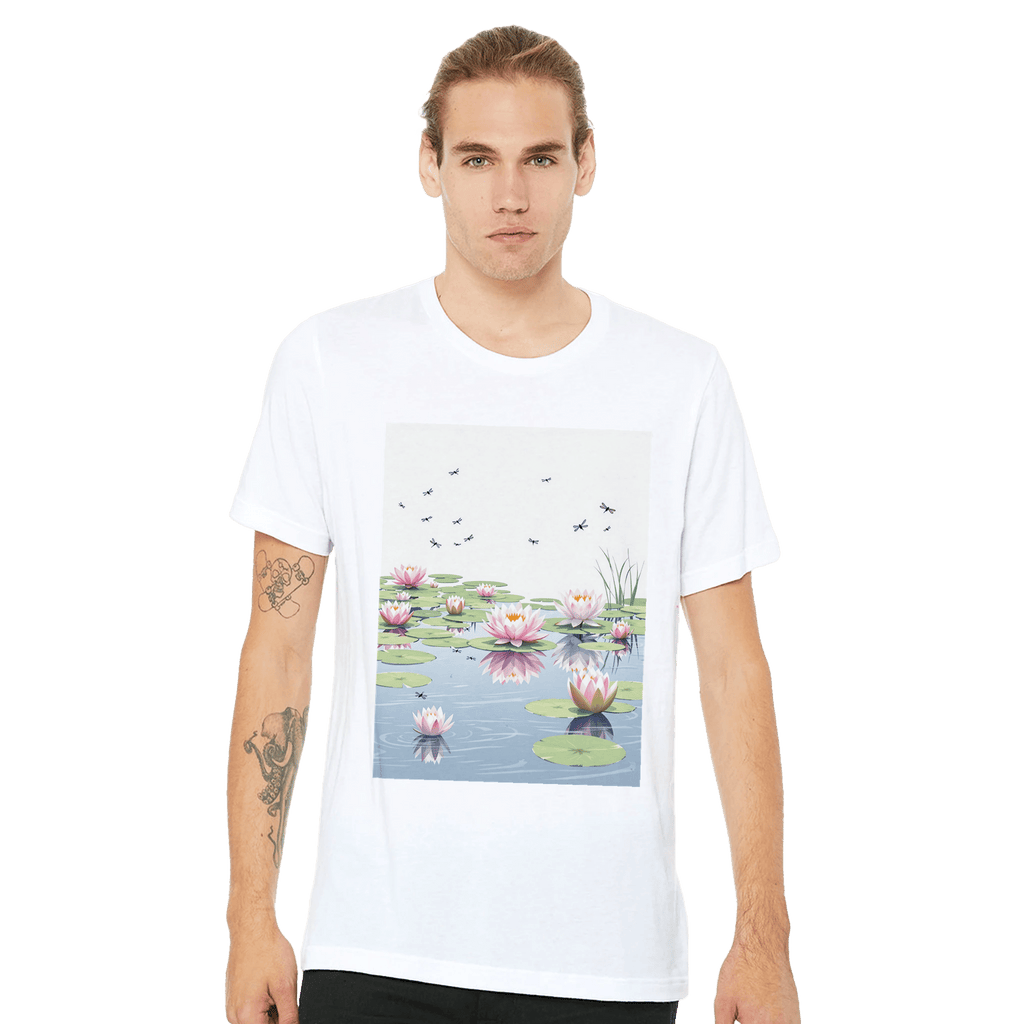 Water Lily Pond Dragonfly T-Shirt | British Summer Gift - Wild Thread Co