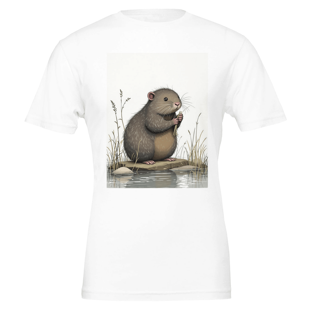 Water Vole Ratty Riverbank T-Shirt | River Wildlife Gift - Wild Thread Co