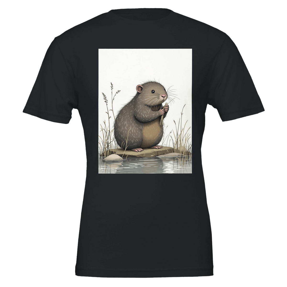 Water Vole Ratty Riverbank T-Shirt | River Wildlife Gift - Wild Thread Co
