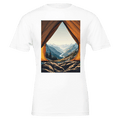 Wild Camping Mountain Morning T-Shirt | Tent Doorway View Tee - Wild Thread Co