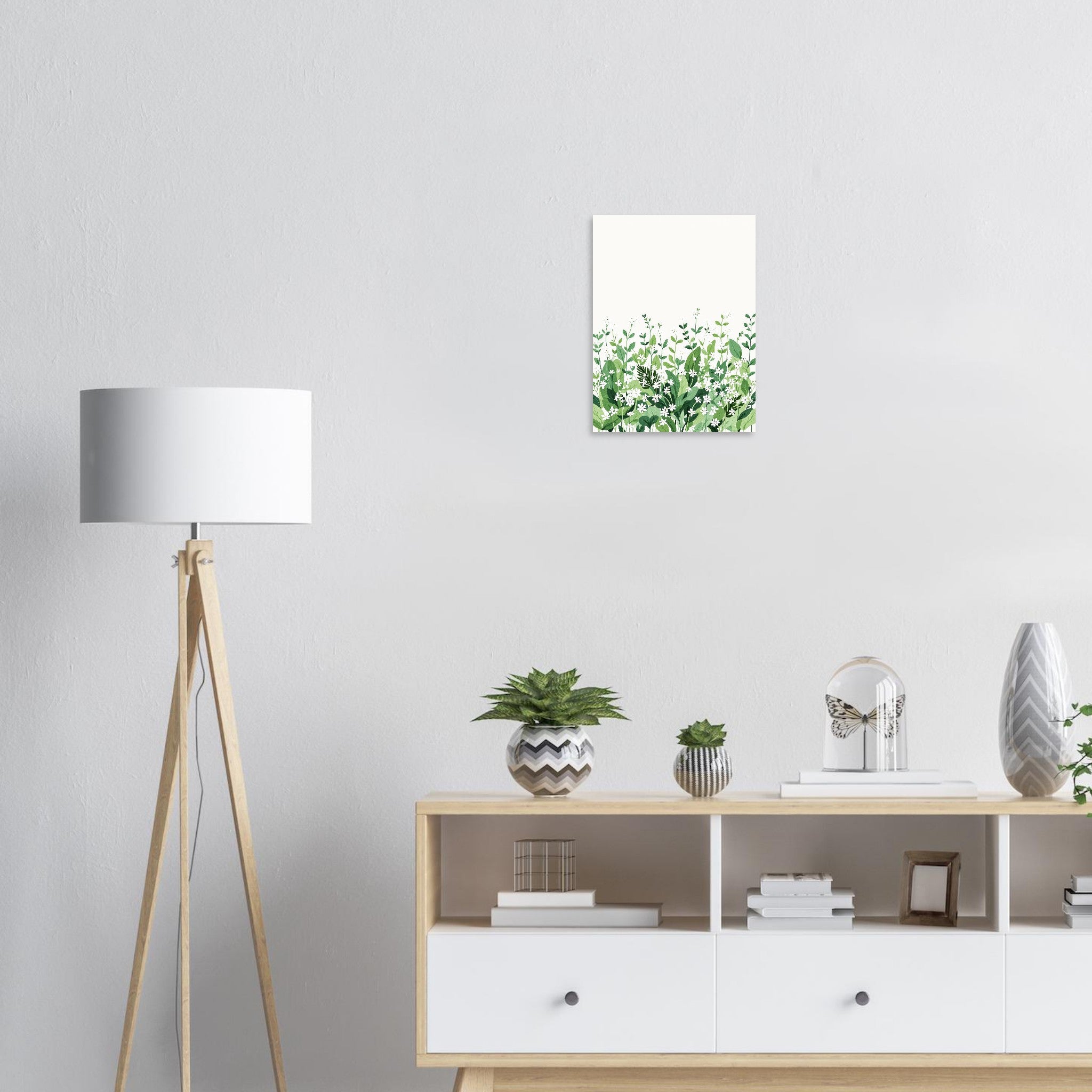 Wild Garlic Spring Woodland Art Print — Art Print | Wild Thread Co UK
