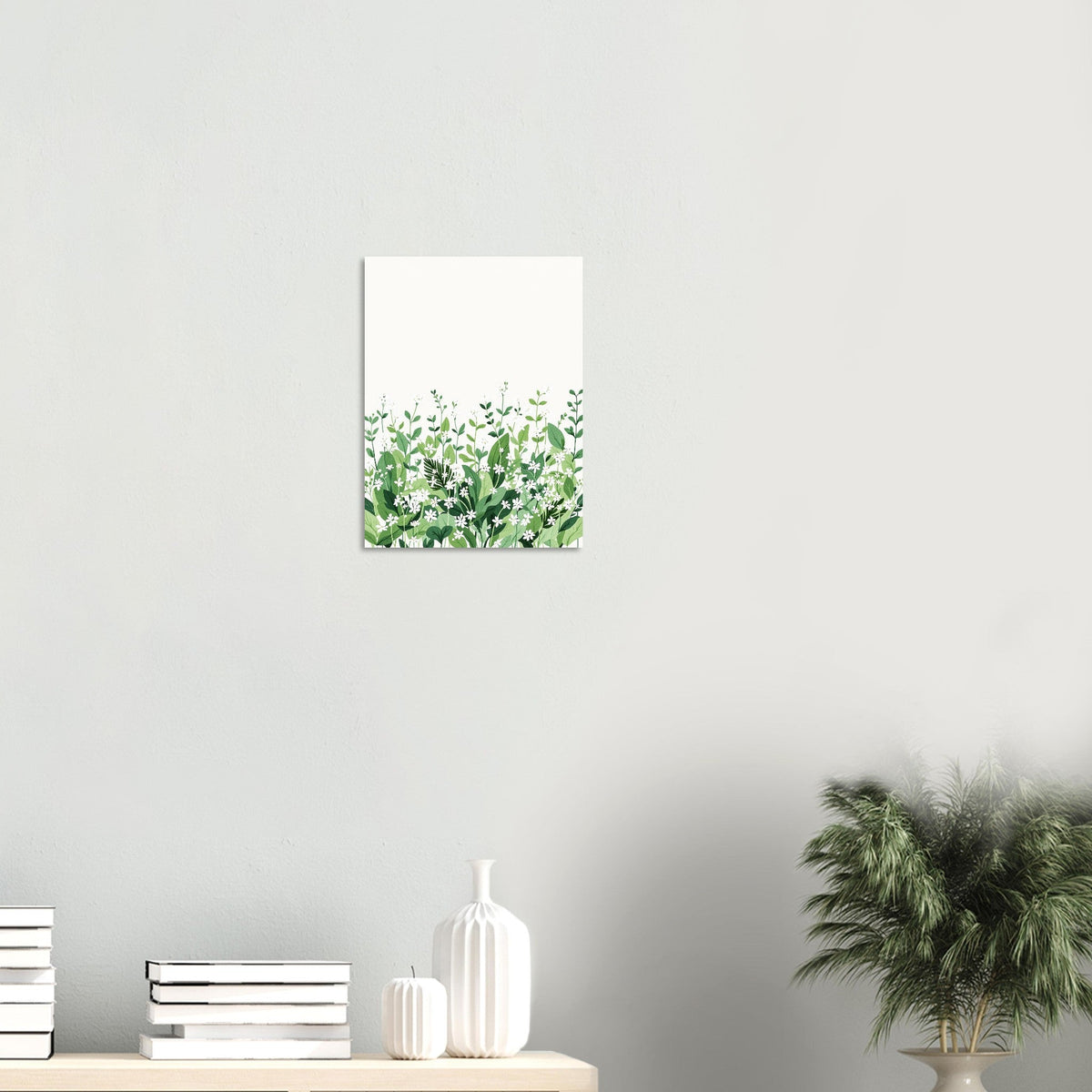 Wild Garlic Spring Woodland Art Print Poster Wall Art UK | Wildlife Gi - Wild Thread Co