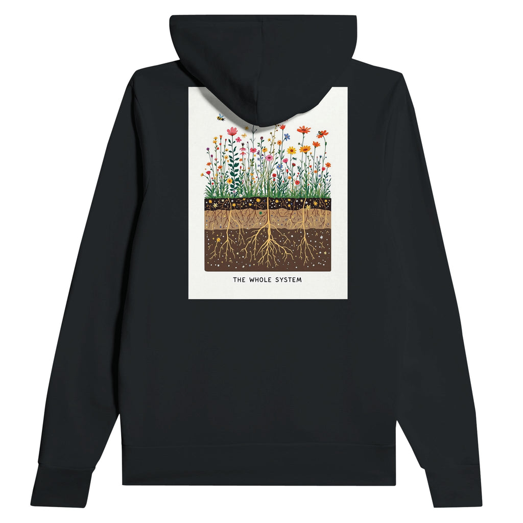 Wildflower Meadow Pollinator Ecology Hoodie | UK Nature Gift - Wild Thread Co