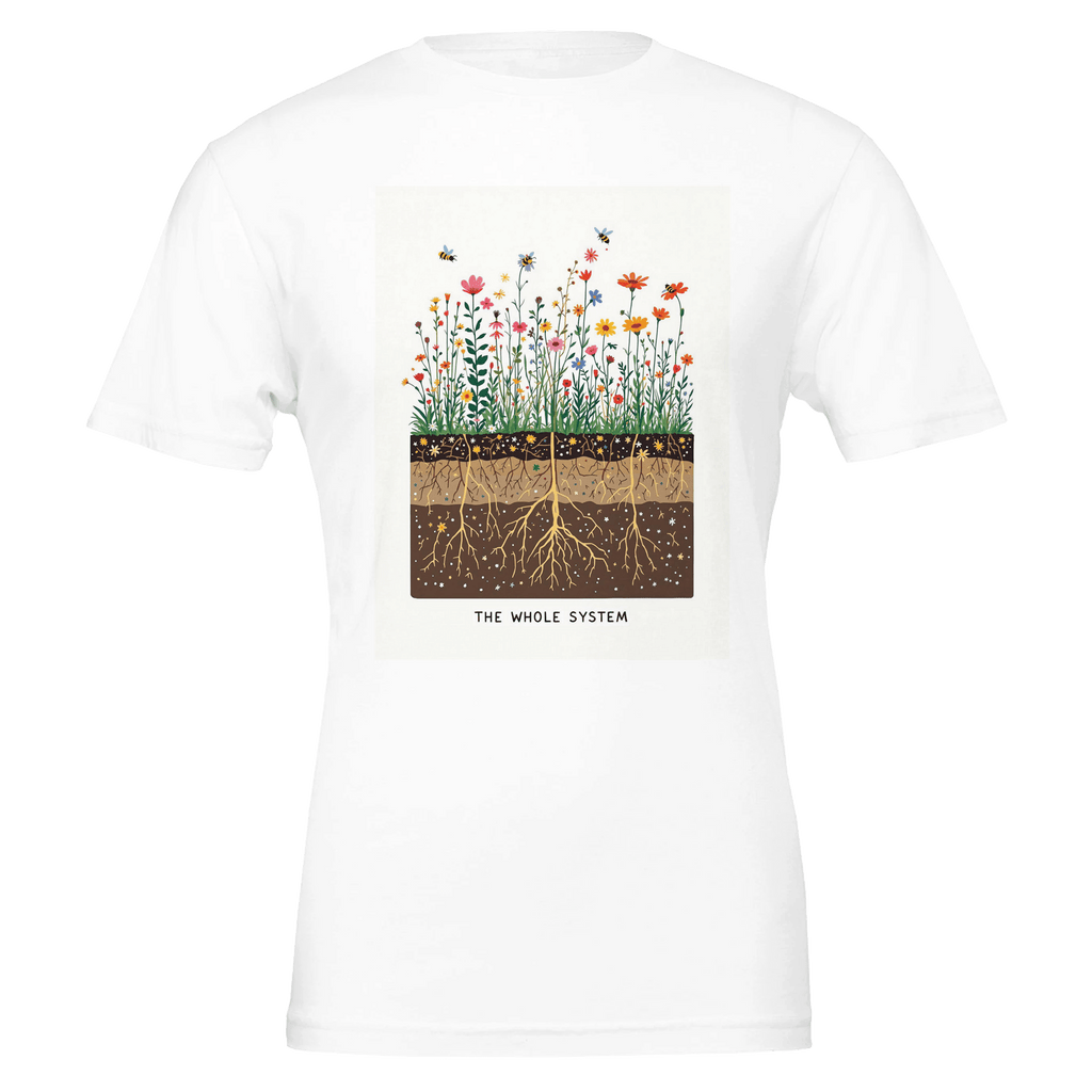 Wildflower Meadow Pollinator Ecology T-Shirt | UK Nature Gift - Wild Thread Co