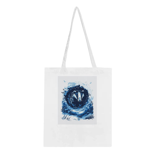 Badger Moonlight Cotton Shopper UK — Tote Bag | Wild Thread Co UK