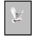 Barn Owl Flight Wall Art Ready to Hang UK — Framed Art Print | Wild Thread Co UK