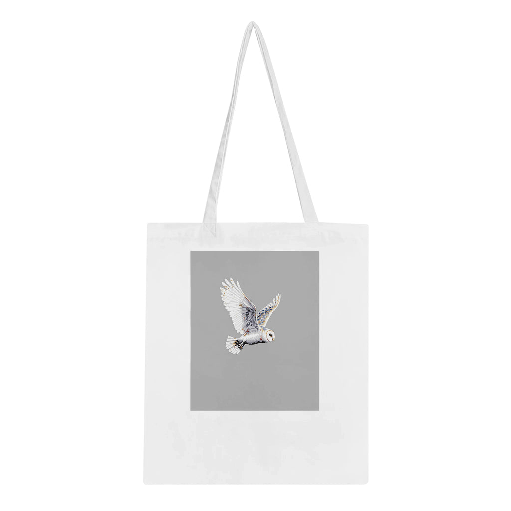 Barn Owl Flight Cotton Shopper UK — Tote Bag | Wild Thread Co UK