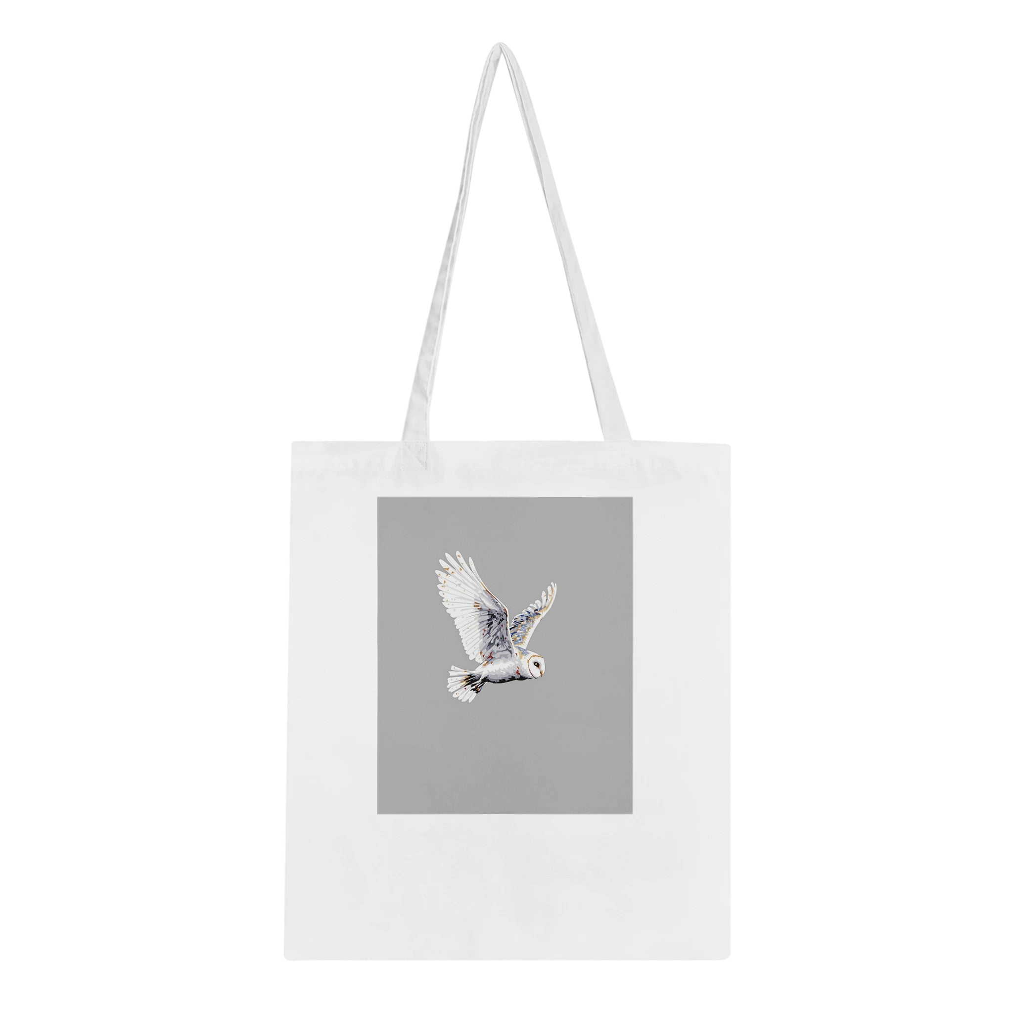 Barn Owl Flight Cotton Shopper UK — Tote Bag | Wild Thread Co UK