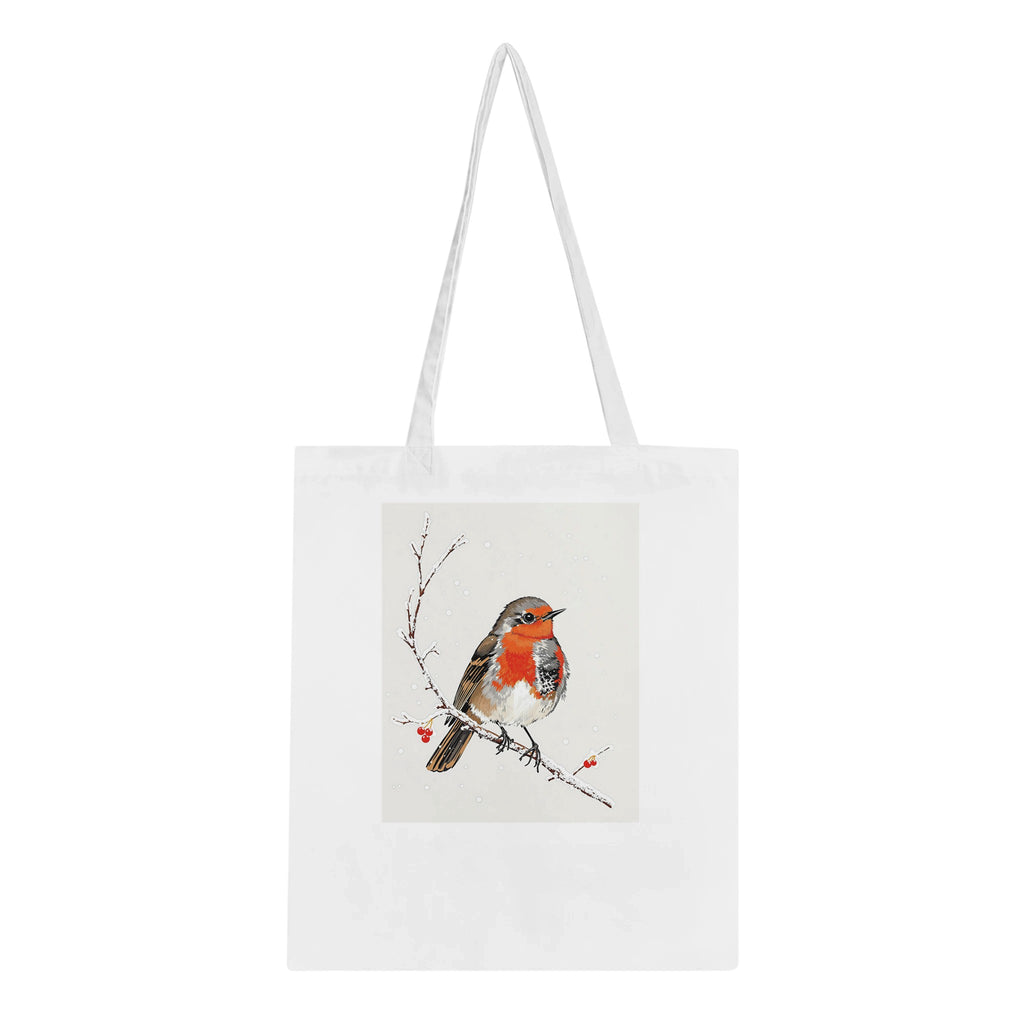 Robin Redbreast Cotton Shopper UK — Tote Bag | Wild Thread Co UK