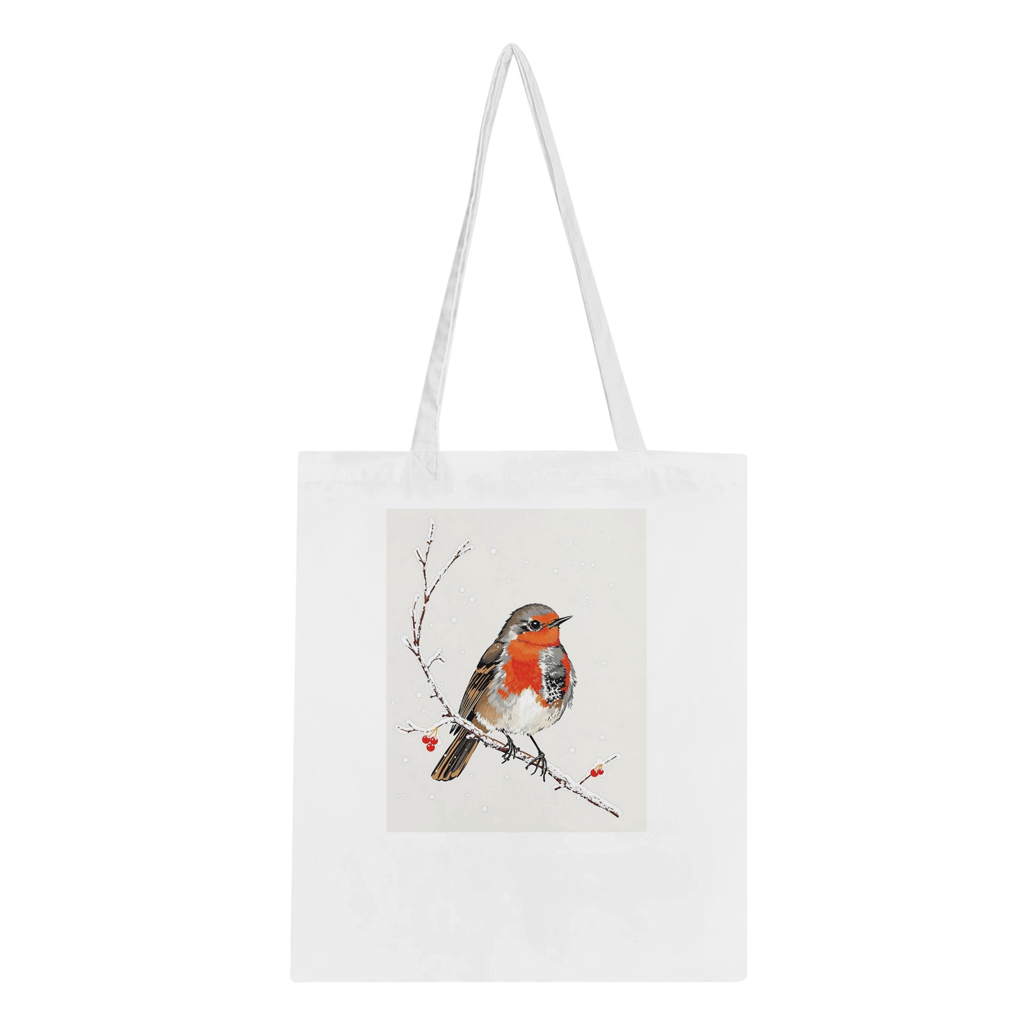 Robin Redbreast Cotton Shopper UK — Tote Bag | Wild Thread Co UK