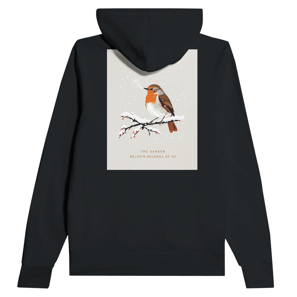 Winter Robin British Bird Hoodie | UK Garden Gift Hoodie - Wild Thread Co
