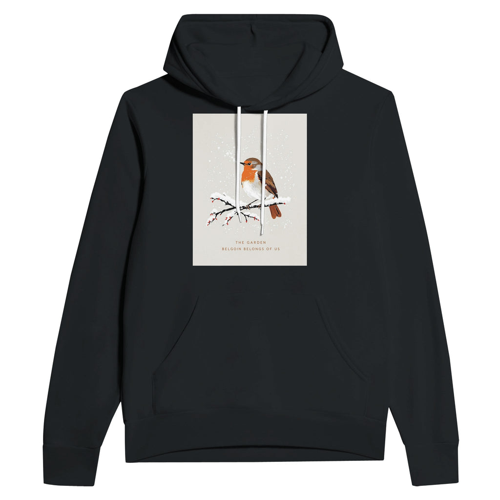 Winter Robin British Bird Hoodie | UK Garden Gift Hoodie - Wild Thread Co