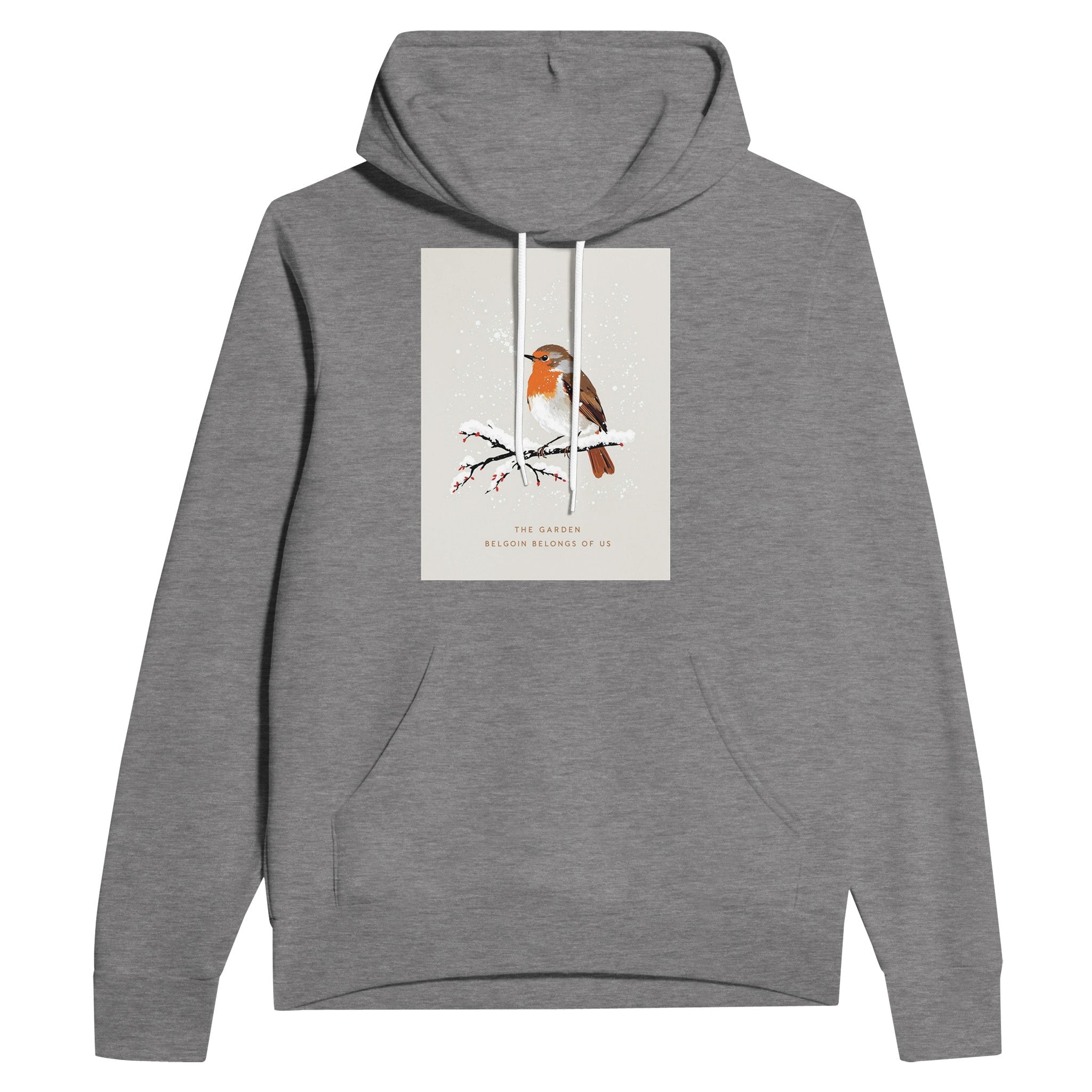 Winter Robin British Bird Hoodie | UK Garden Gift Hoodie - Wild Thread Co
