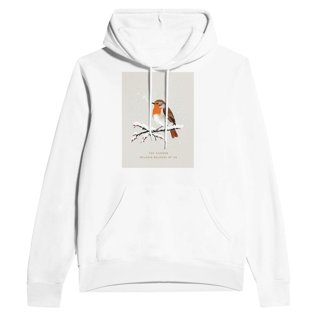Winter Robin British Bird Hoodie | UK Garden Gift Hoodie - Wild Thread Co