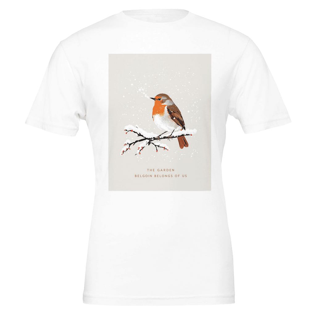 Winter Robin British Bird T-Shirt | UK Garden Gift Tee - Wild Thread Co