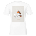 Winter Robin British Bird T-Shirt | UK Garden Gift Tee - Wild Thread Co