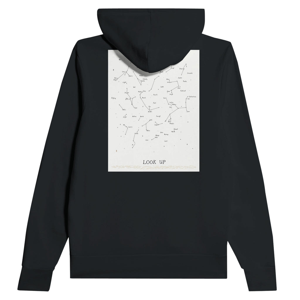 Winter Star Chart Hoodie | Hand-Drawn Constellation Night Sky Hoodie - Wild Thread Co