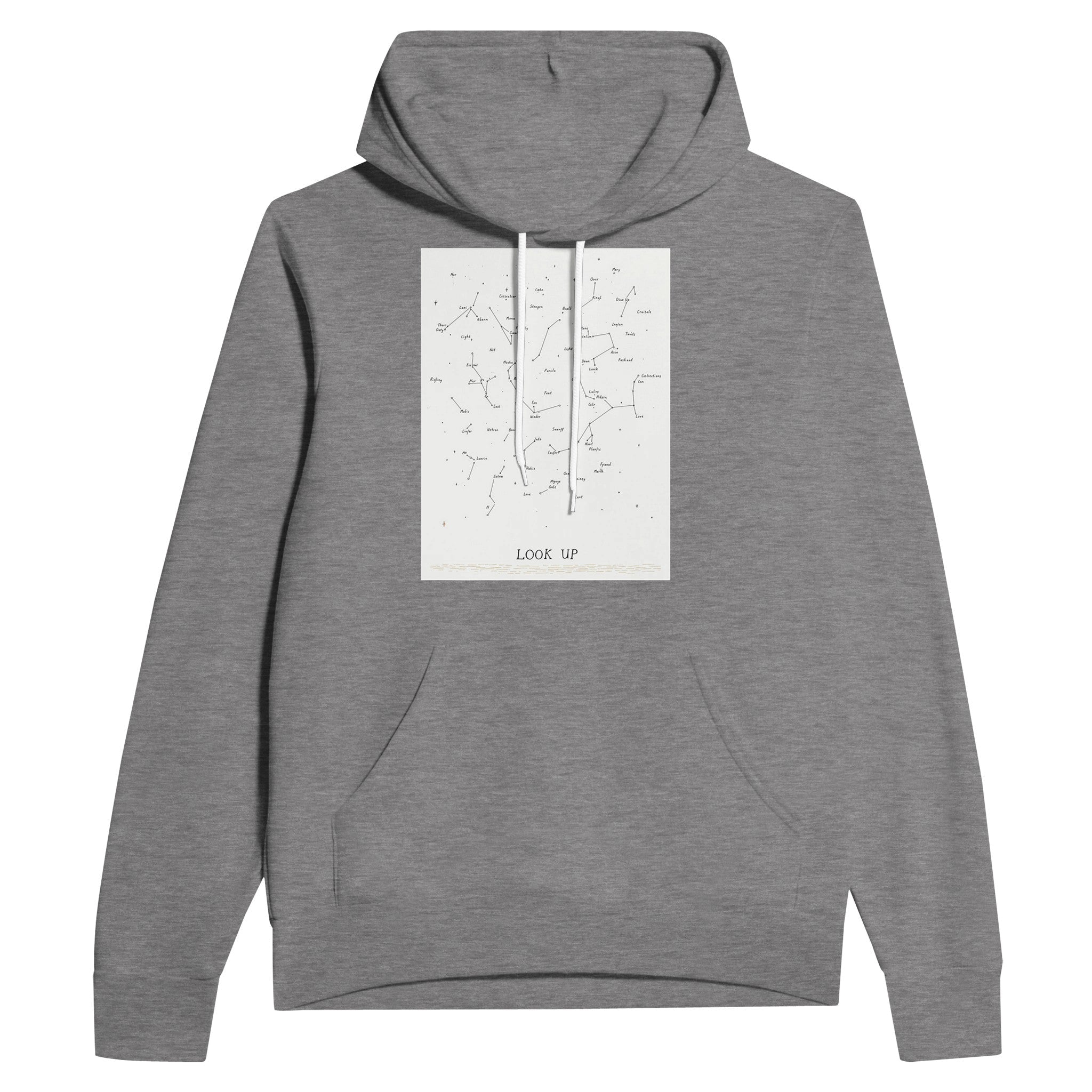 Winter Star Chart Hoodie | Hand-Drawn Constellation Night Sky Hoodie - Wild Thread Co
