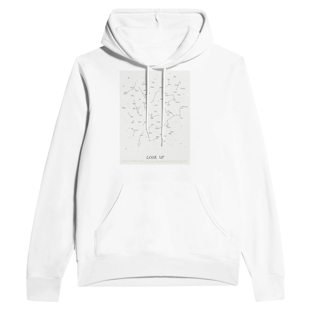 Winter Star Chart Hoodie | Hand-Drawn Constellation Night Sky Hoodie - Wild Thread Co