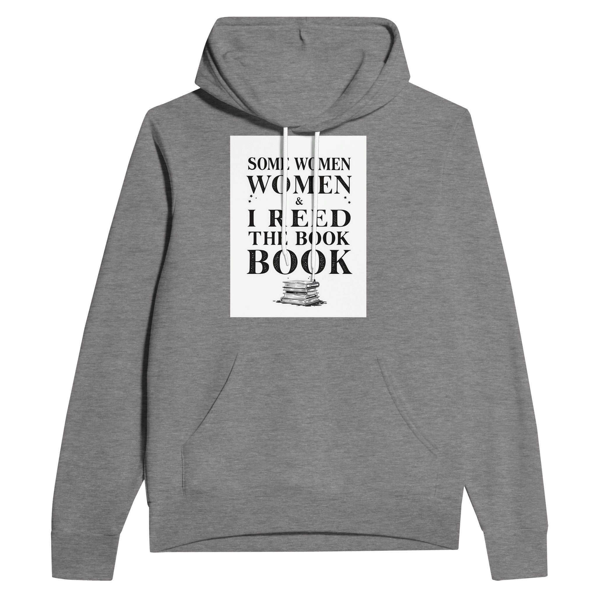 Women's Book Lover Hoodie - Dark Academia Literary Design Relax Fit - Wild Thread Co