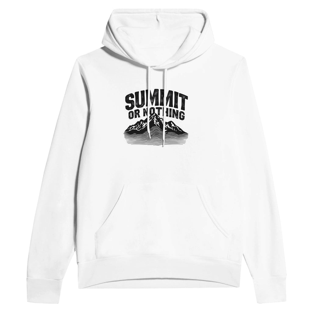 Women's Mountain Hoodie SUMMIT OR NOTHING Gorpcore Hiking Gift UK - Wild Thread Co
