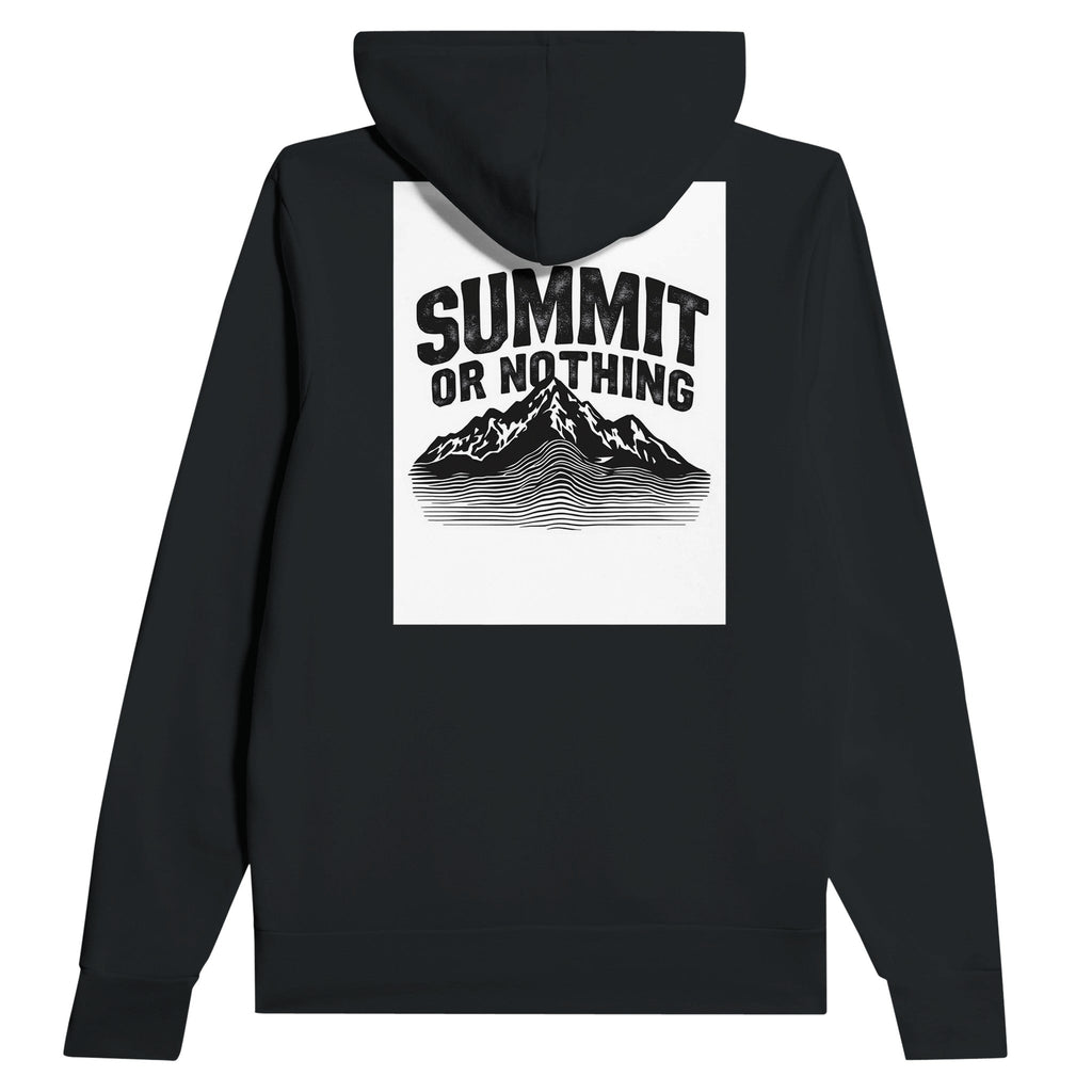 Women's Mountain Hoodie SUMMIT OR NOTHING Gorpcore Hiking Gift UK - Wild Thread Co