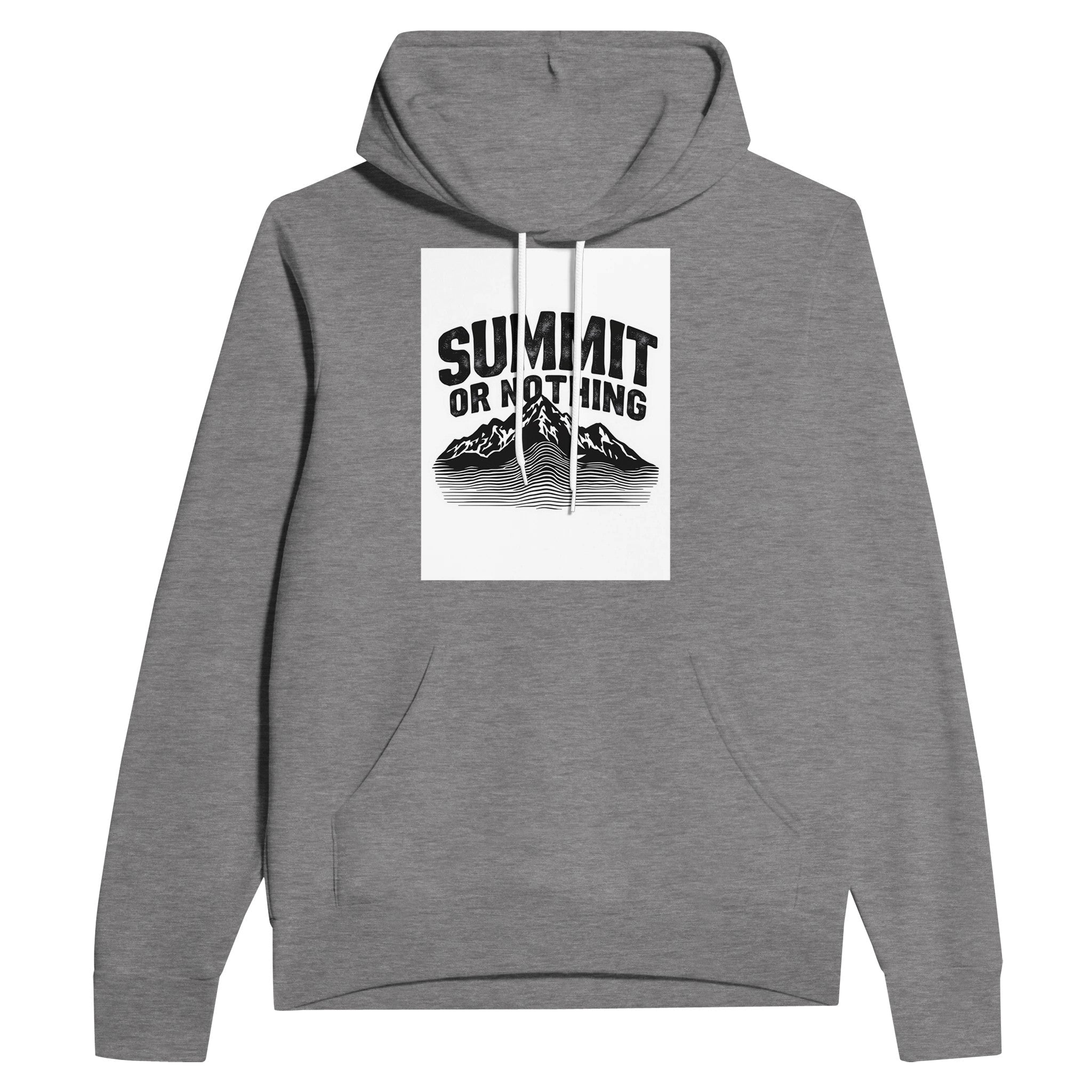 Women's Mountain Hoodie SUMMIT OR NOTHING Gorpcore Hiking Gift UK - Wild Thread Co