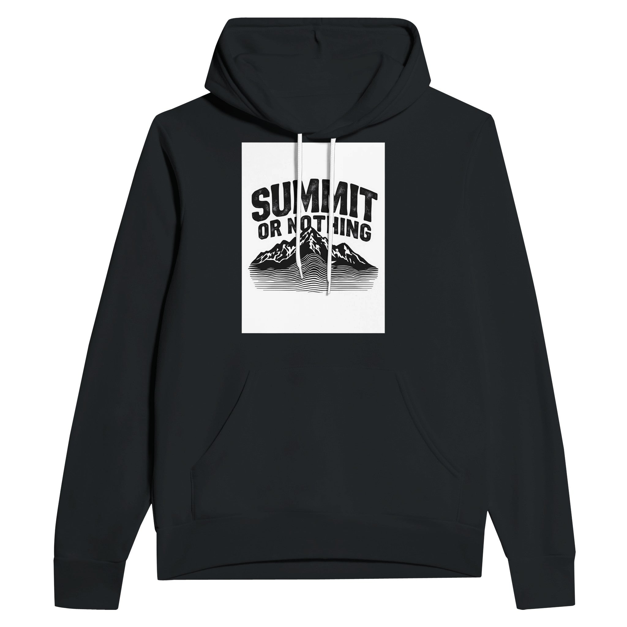 Women's Mountain Hoodie SUMMIT OR NOTHING Gorpcore Hiking Gift UK - Wild Thread Co