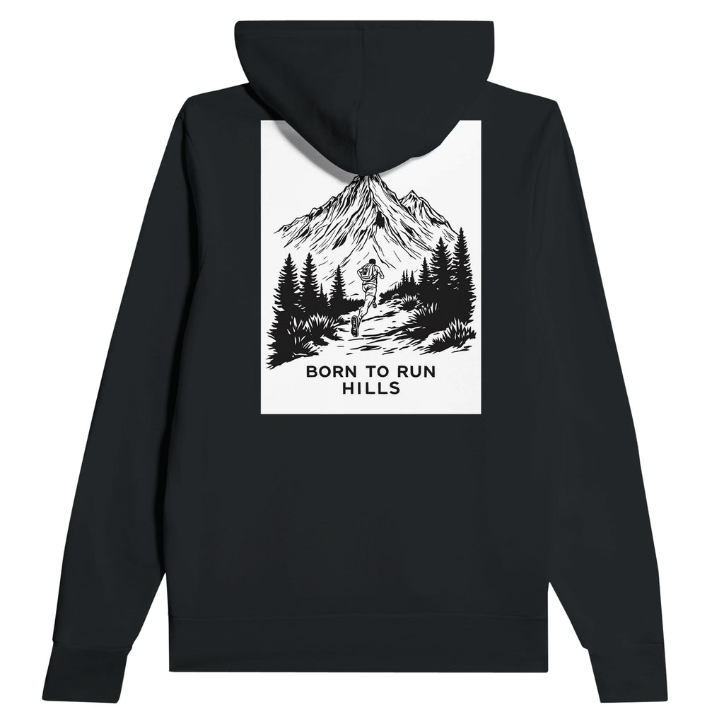 Women's Trail Running Hoodie | Fell Runner Gift | Born to Run Hills - Wild Thread Co