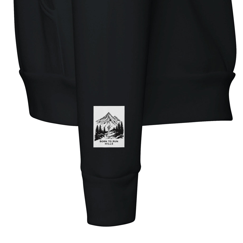 Women's Trail Running Hoodie | Fell Runner Gift | Born to Run Hills - Wild Thread Co
