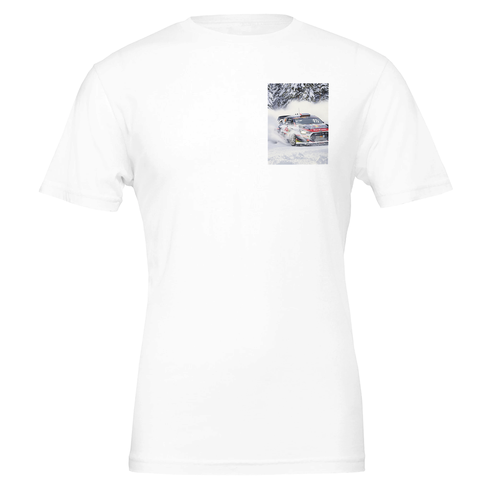 Wrc Snow Rally T-Shirt — detail view | Wild Thread Co