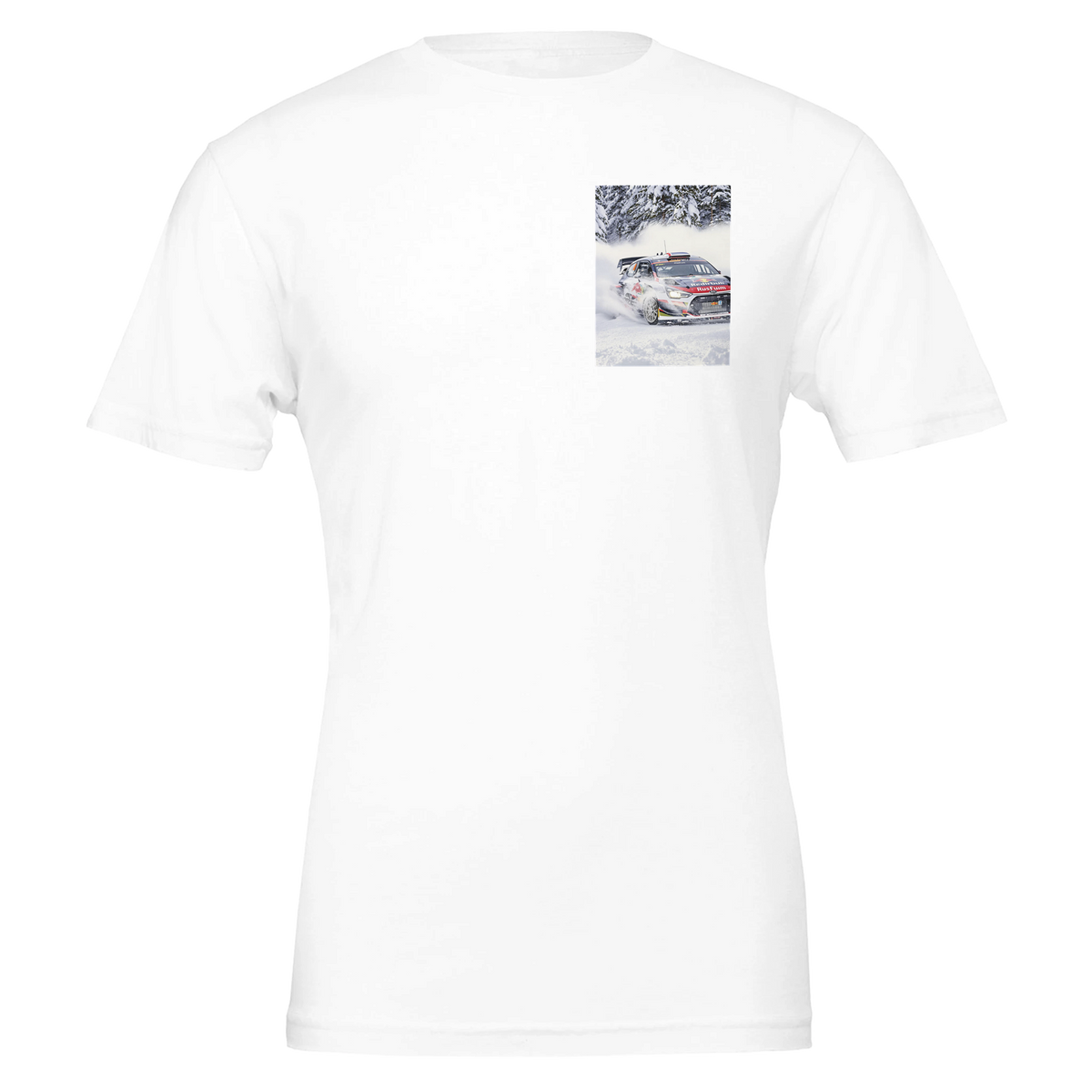 Wrc Snow Rally | T-Shirt | Garage Workshop Wall Art - Wild Thread Co