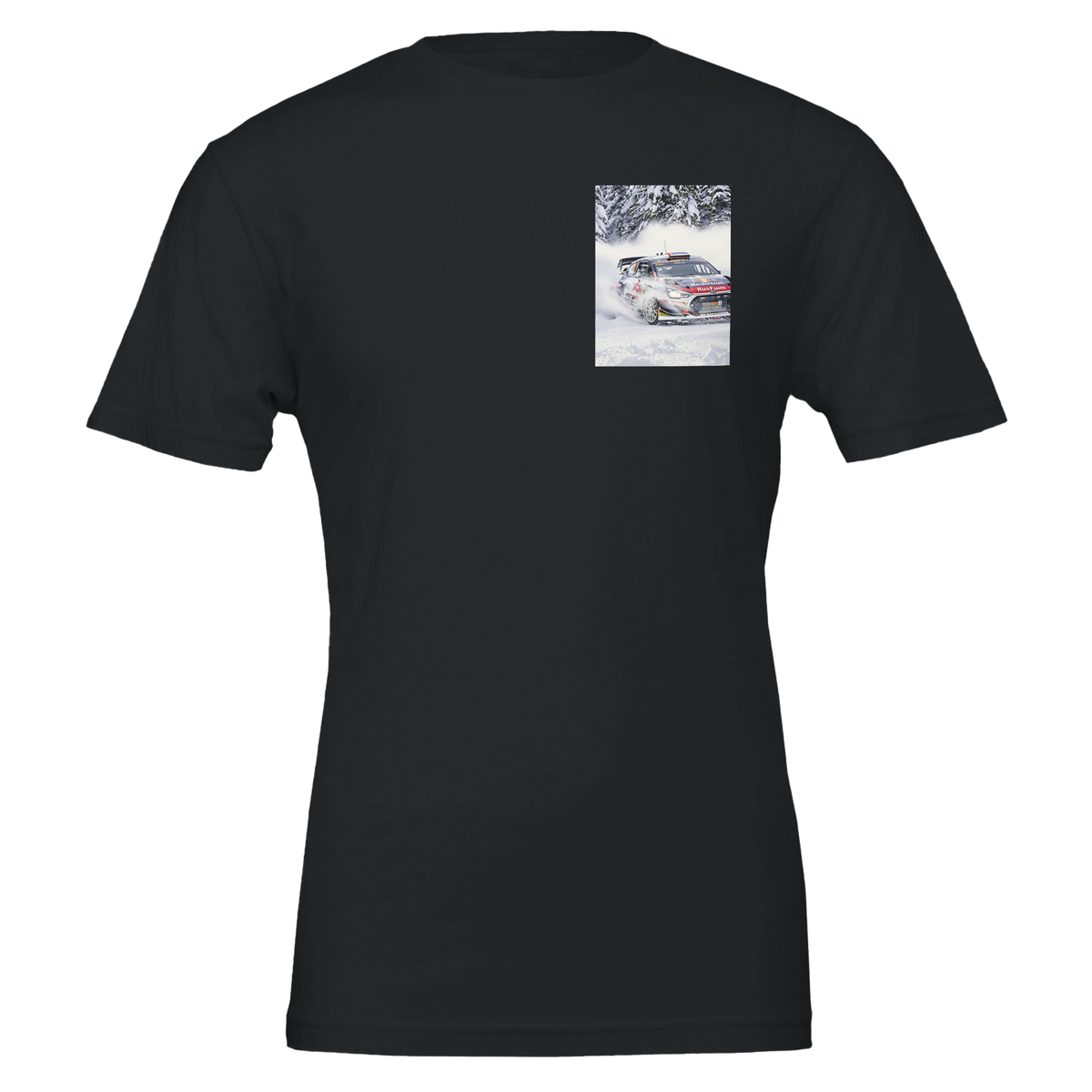 Wrc Snow Rally | T-Shirt | Garage Workshop Wall Art - Wild Thread Co