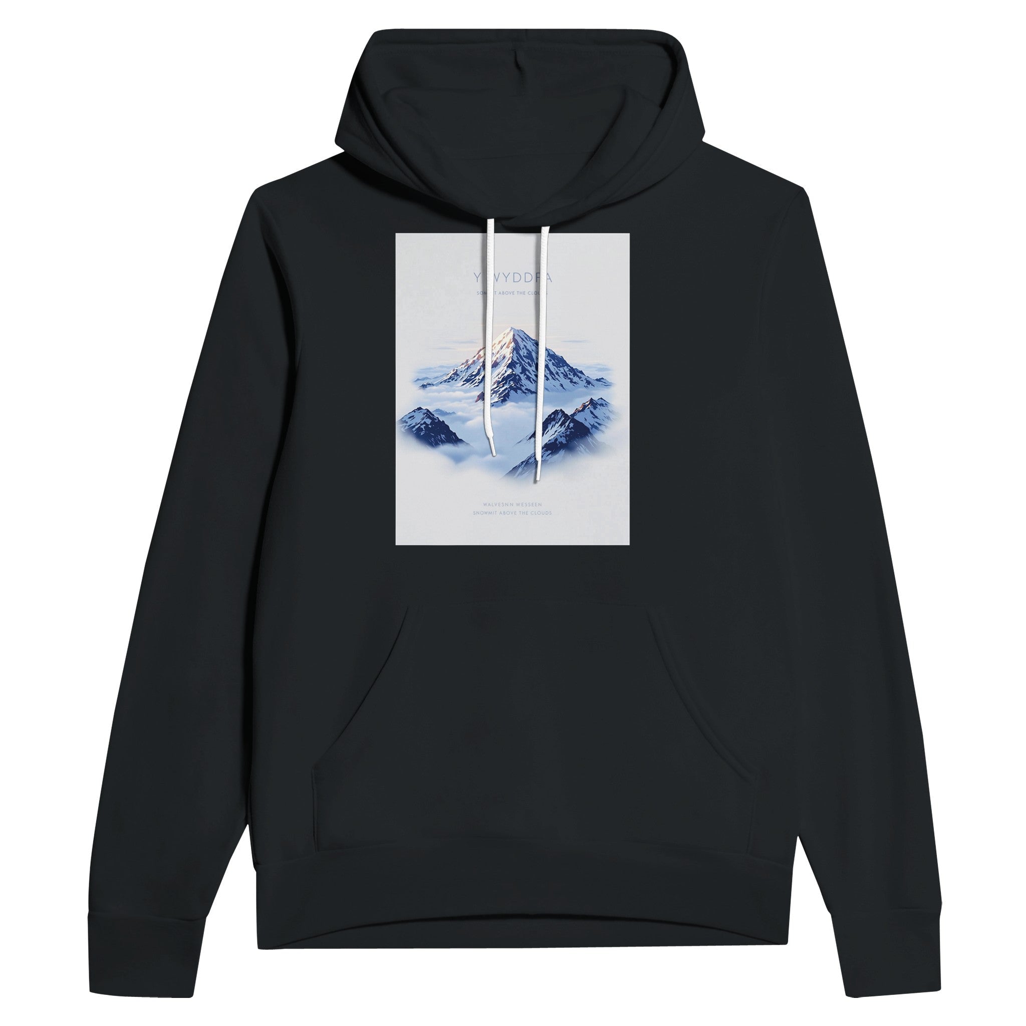 Y Wyddfa Snowdon Summit Above Clouds Hoodie | Welsh Mountain - Wild Thread Co