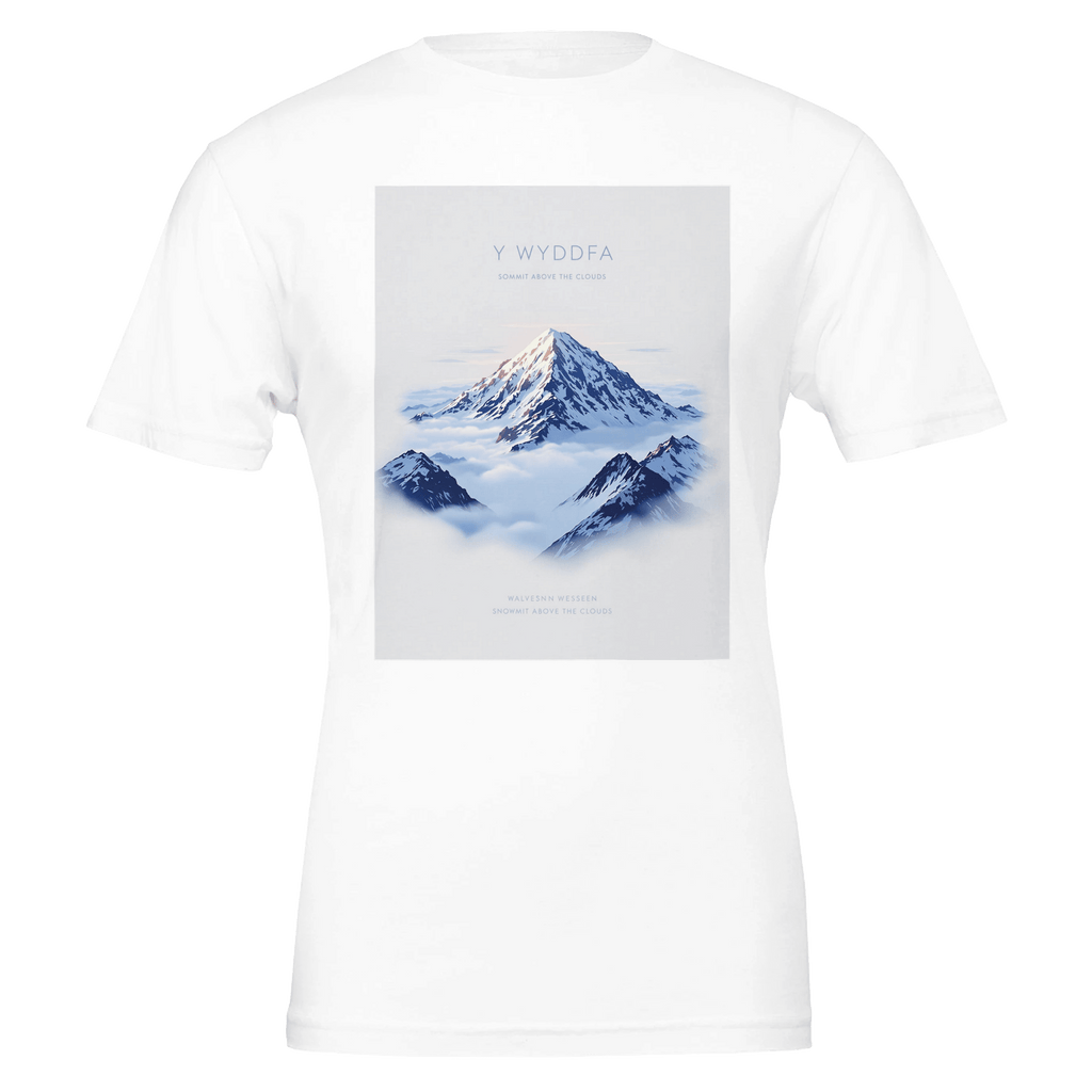 Y Wyddfa Snowdon T-Shirt | Cloud Inversion Summit Above Clouds - Wild Thread Co
