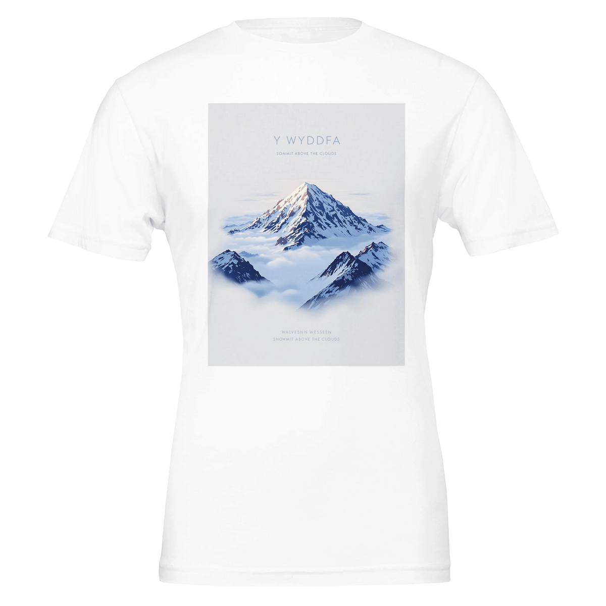 Y Wyddfa Snowdon T-Shirt | Cloud Inversion Summit Above Clouds - Wild Thread Co