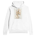 Y2K Cassette Tape Dancer Navy Hoodie | Retro Music Gift Hoodie - Wild Thread Co