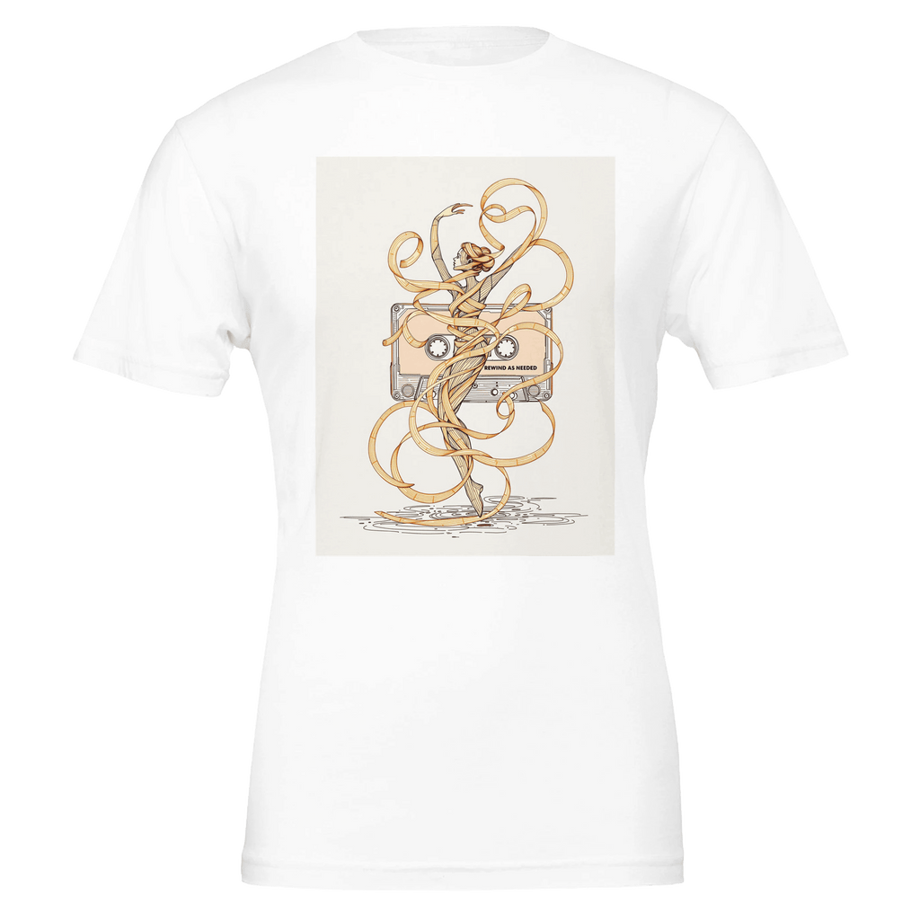 Y2K Cassette Tee | Music Lover Shirt | Retro Mixtape Design | Black - Wild Thread Co