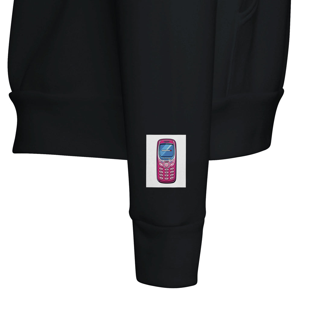 Y2k Flip Phone Nostalgia Hoodie | Unique Gift UK - Wild Thread Co