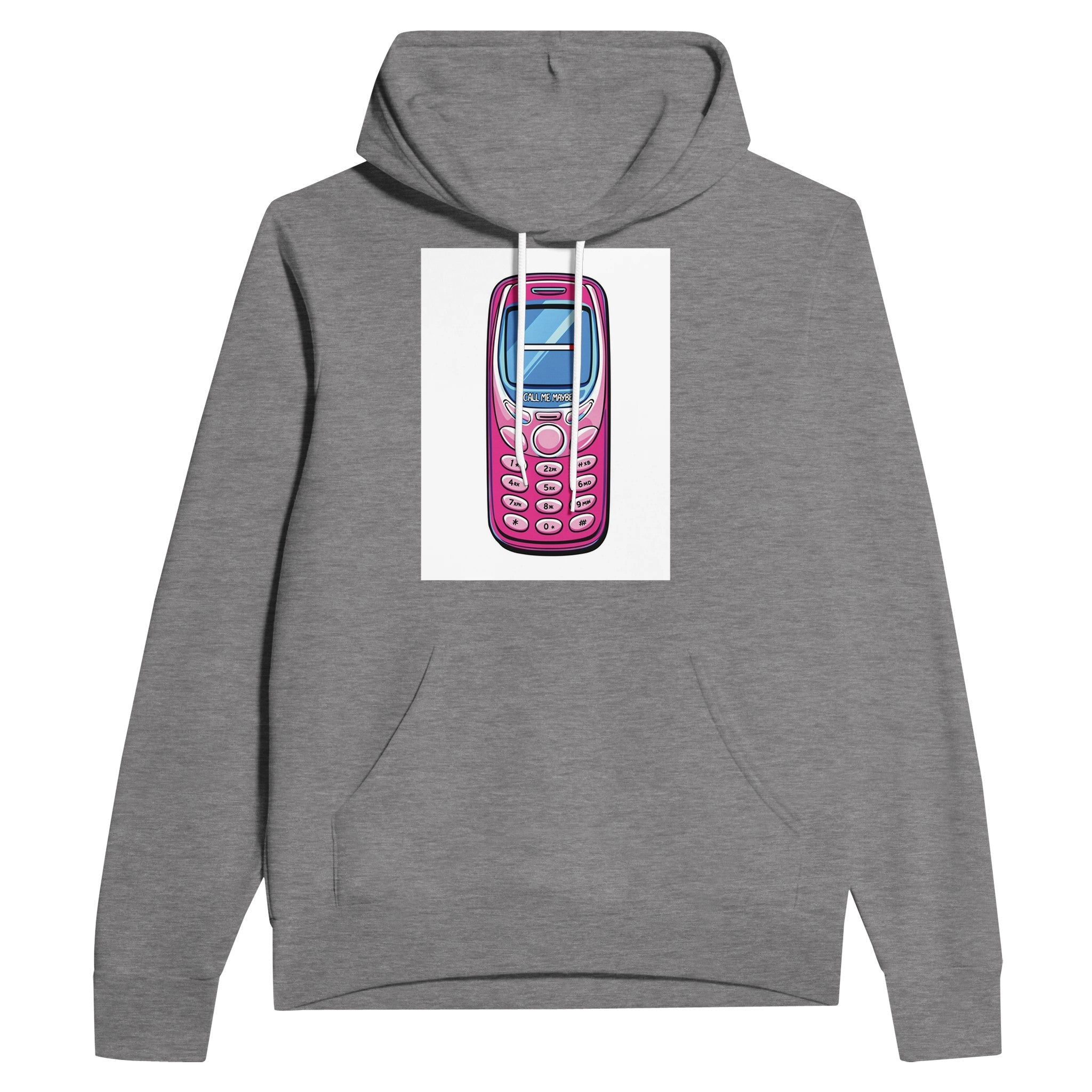 Y2k Flip Phone Nostalgia Hoodie | Unique Gift UK - Wild Thread Co
