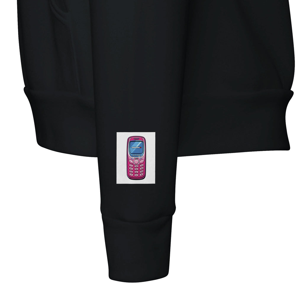 Y2k Flip Phone Nostalgia Hoodie | Unique Gift UK - Wild Thread Co