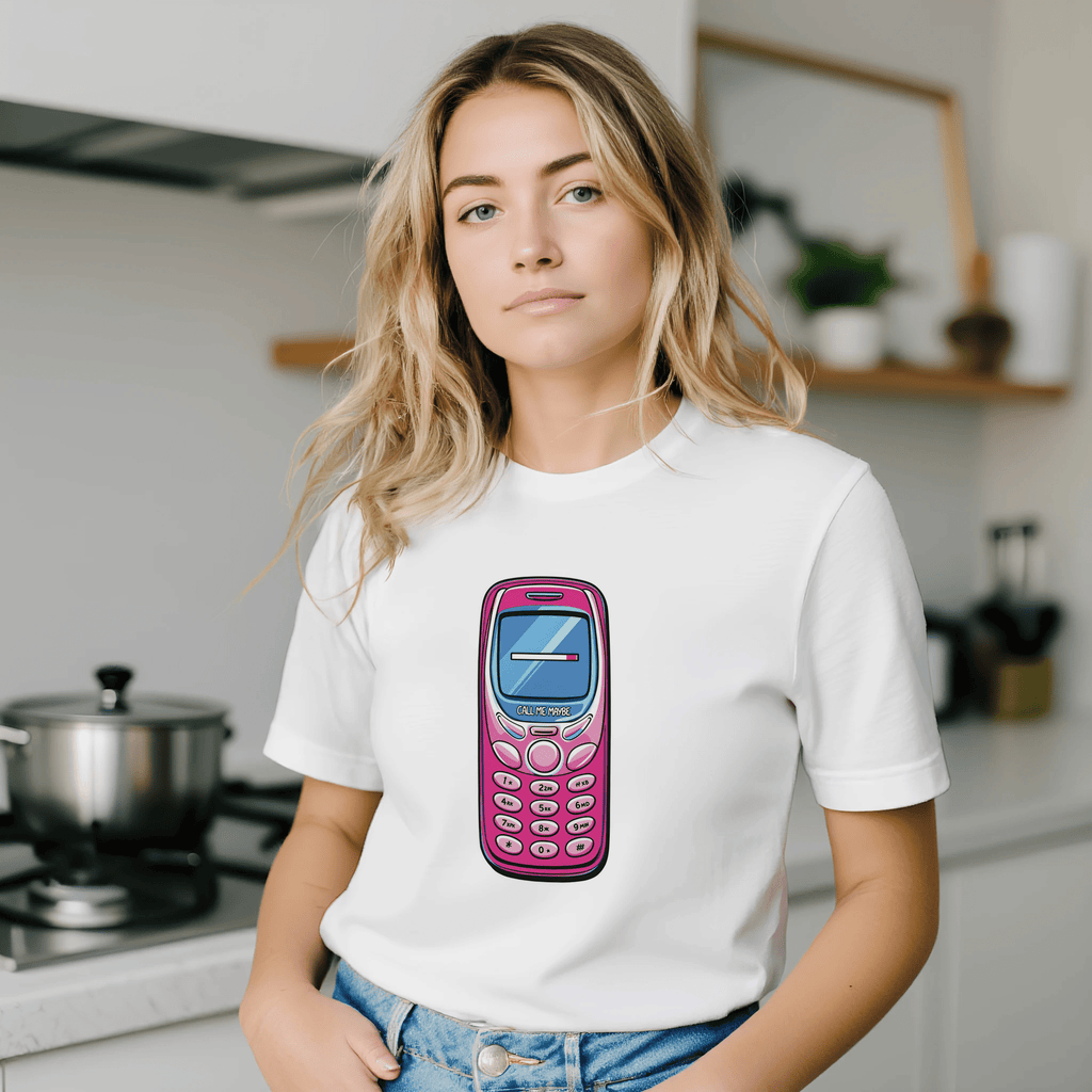 Y2k Flip Phone Nostalgia T-Shirt | Unique Gift UK - Wild Thread Co