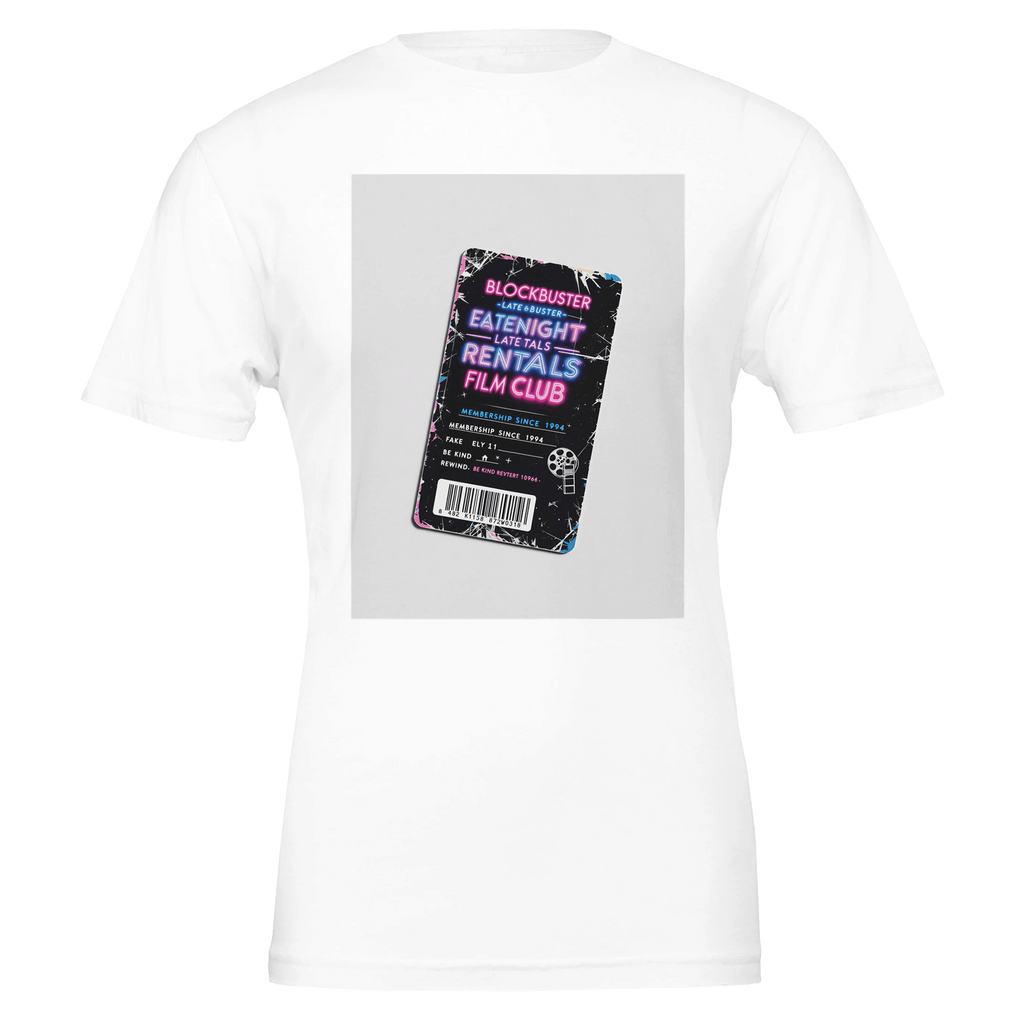 Y2K VHS Video Shop Membership Card T-Shirt | Blockbuster Style Tee - Wild Thread Co