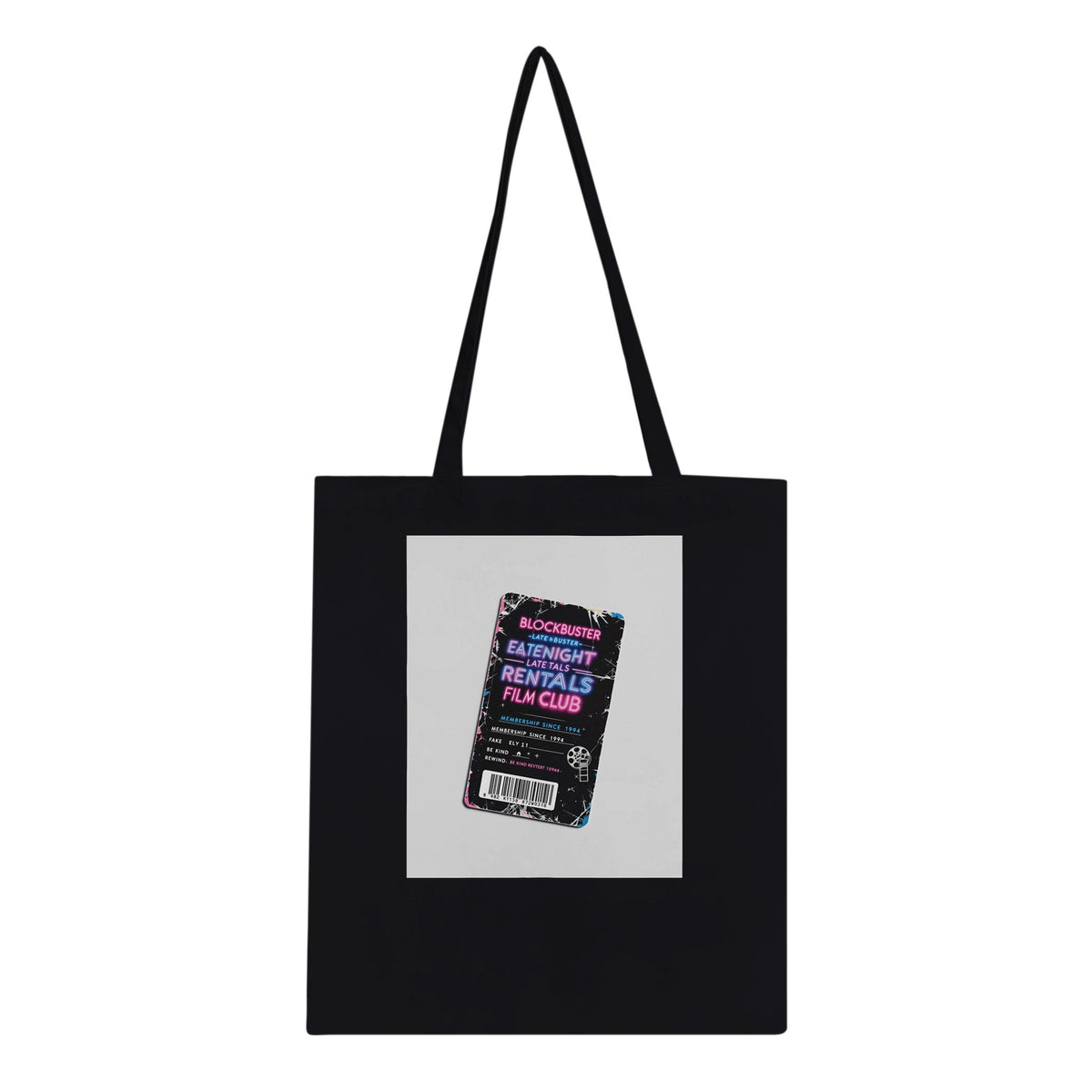 Y2k Vhs Video Shop Tote Bag Cotton Shopper UK | Retro Gift - Wild Thread Co