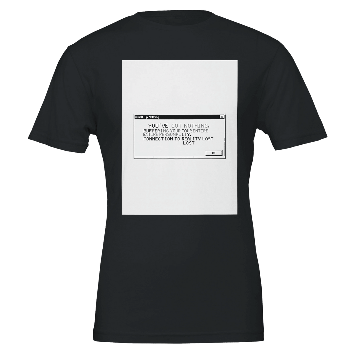 Y2K Windows 98 Dial Up Internet Nostalgia Navy T-Shirt Millennial Gift - Wild Thread Co